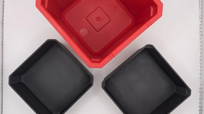 Small bins stacked inserts